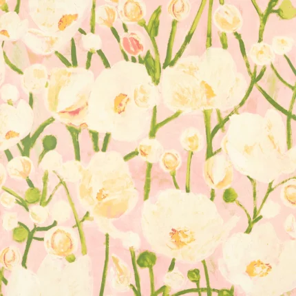 Thibaut TIVOLI wallpaper in Seashell Pink