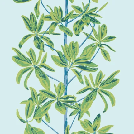 Thibaut MANGROVE TREE wallpaper in Turquoise