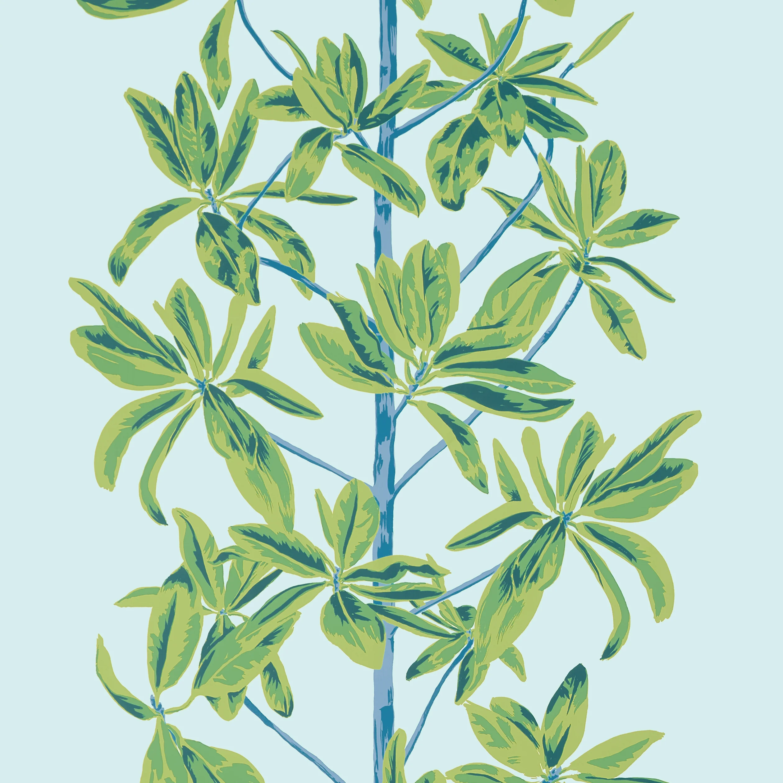 Thibaut MANGROVE TREE Wallpaper in Turquoise (T45033) Thibaut MANGROVE TREE wallpaper in Turquoise