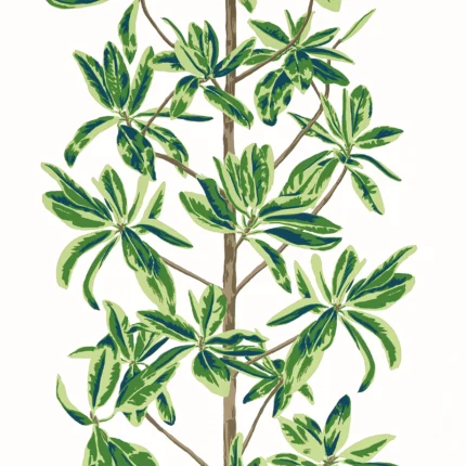 Thibaut MANGROVE TREE wallpaper in Green and White