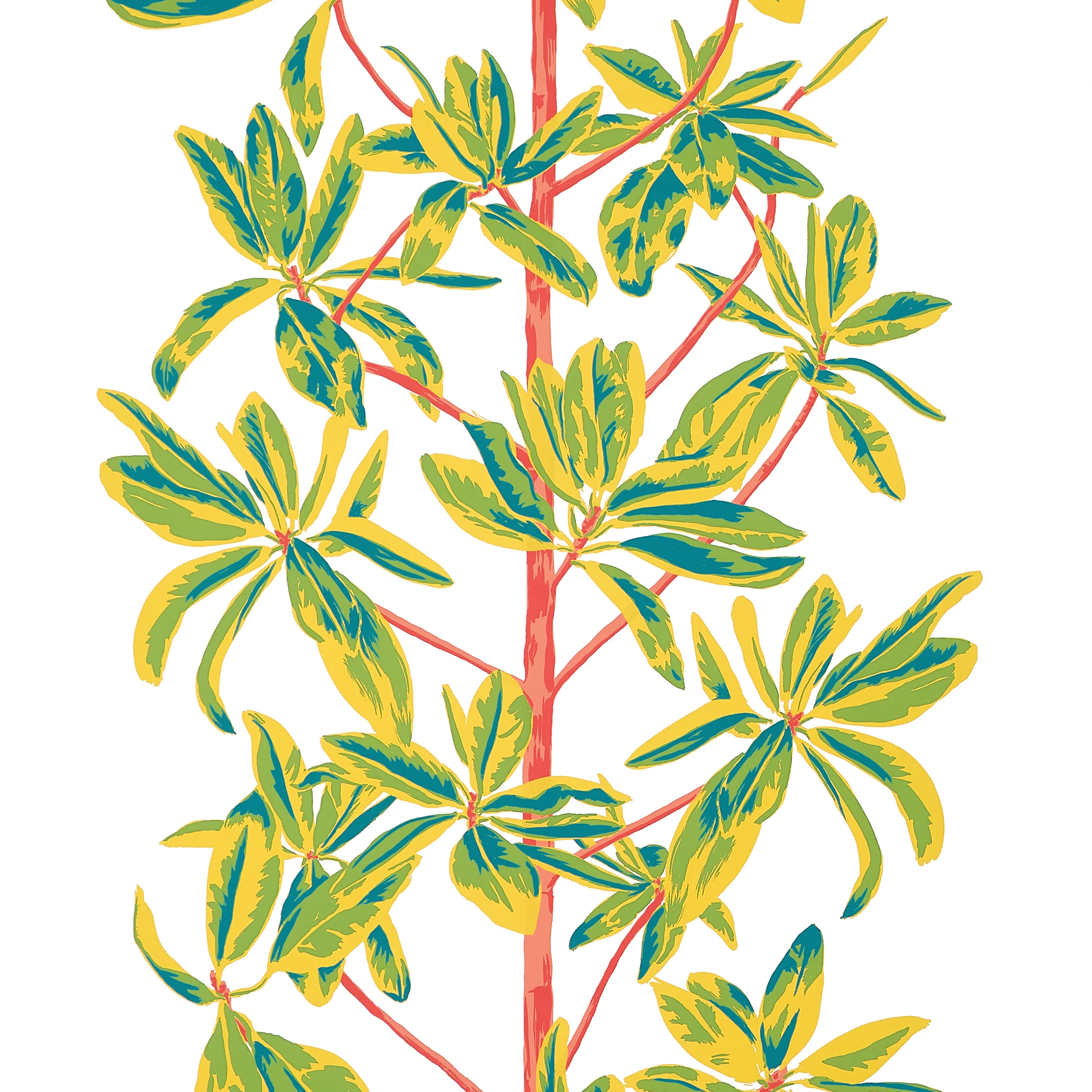 Thibaut MANGROVE TREE Wallpaper in Coral (T45036) Thibaut MANGROVE TREE wallpaper in Coral