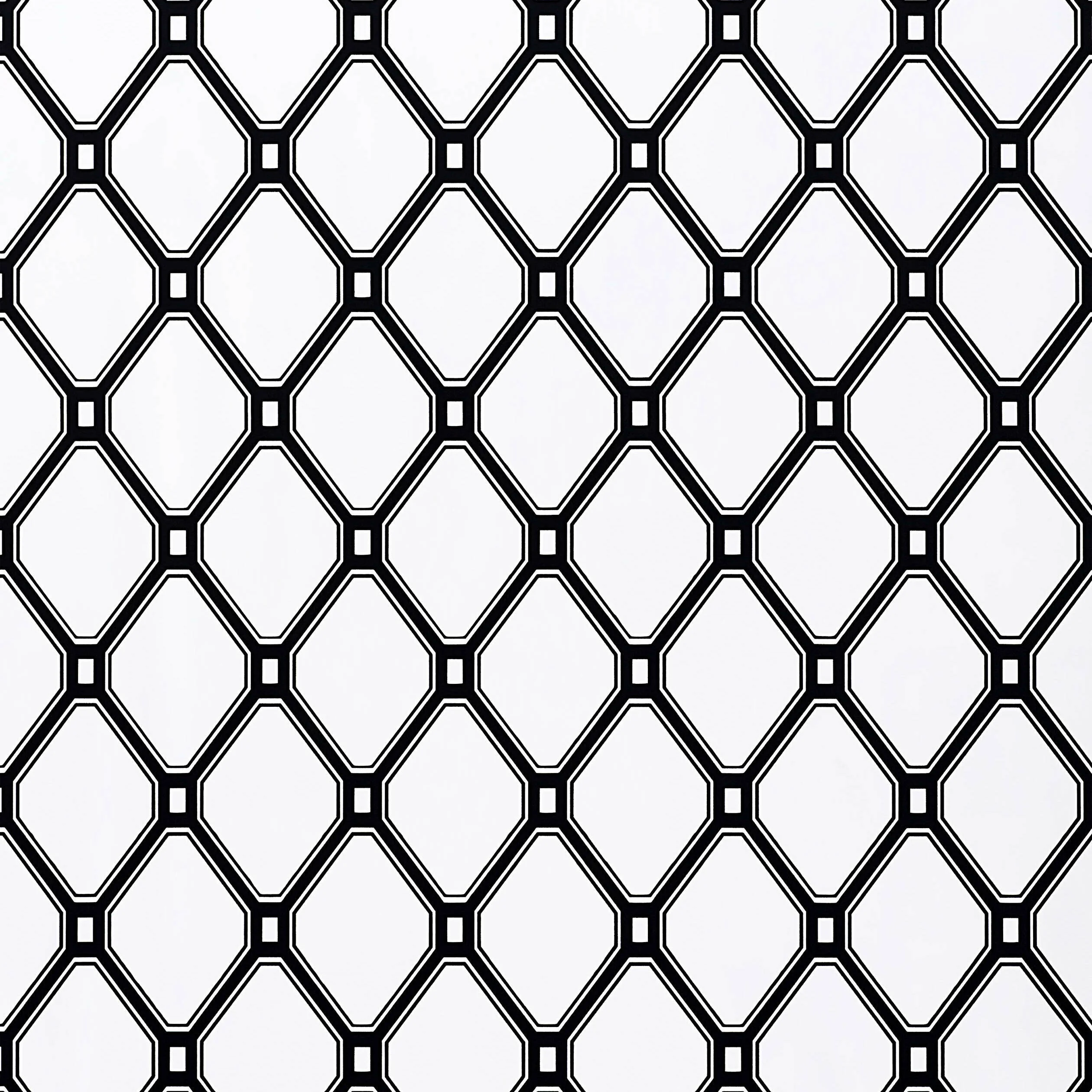 Thibaut INGRID Wallpaper in Black on White (T4976) Thibaut INGRID wallpaper in Black on White