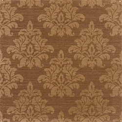 Thibaut KUNQU DAMASK wallpaper in Brown