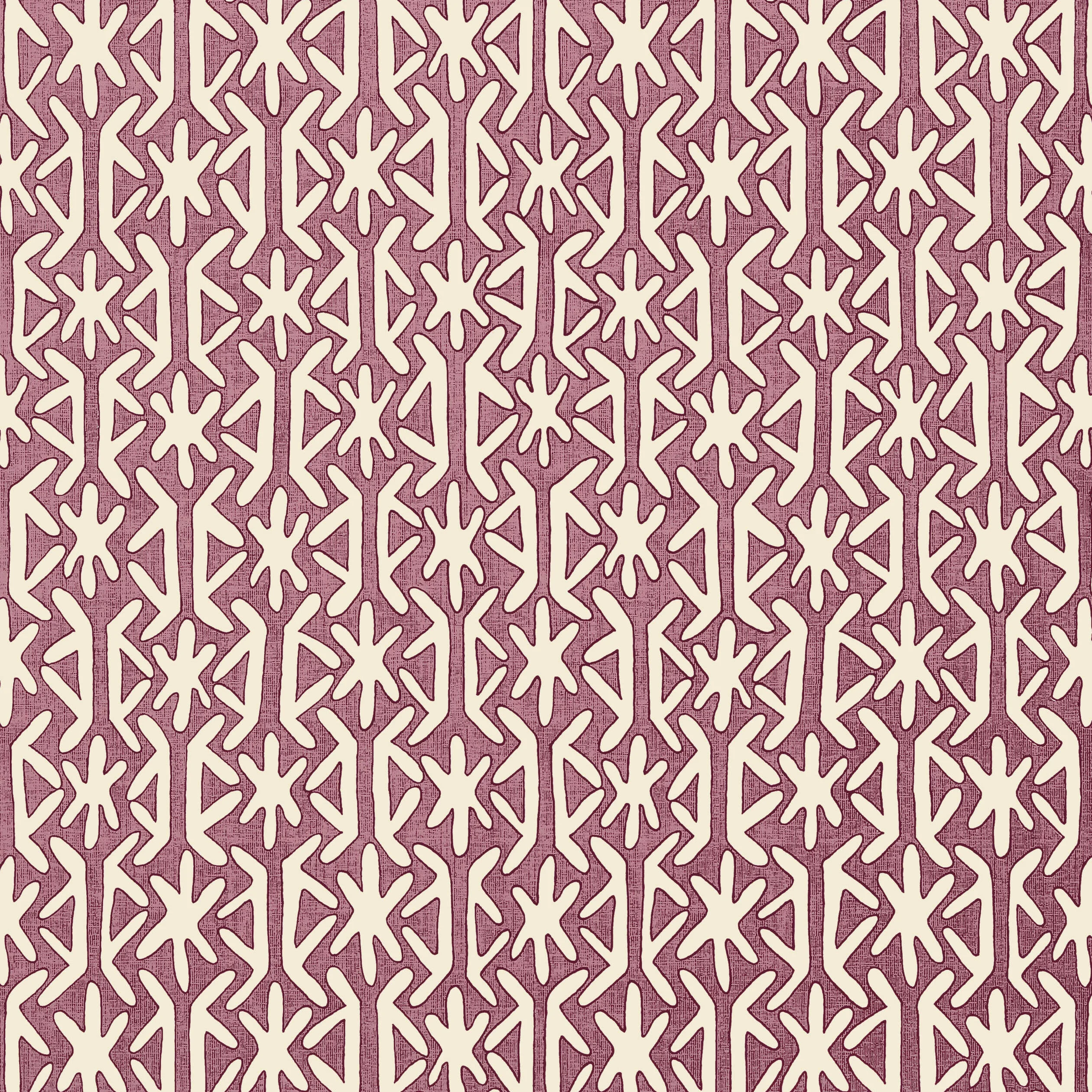 Thibaut RINCA wallpaper in Plum