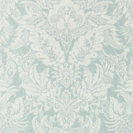 Thibaut CHARDONNET DAMASK Aqua Chestnut Hill Wallpaper T72585
