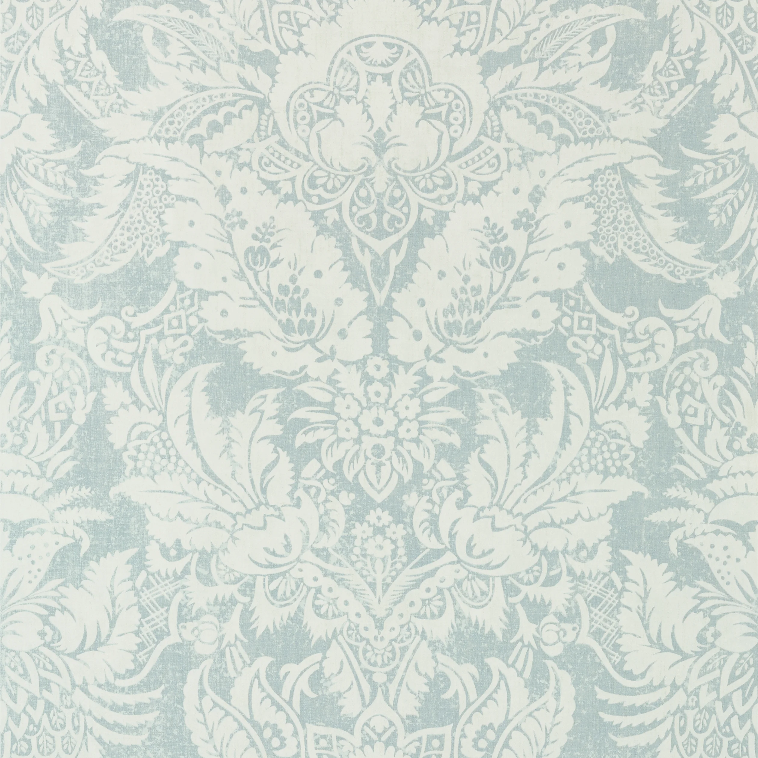 Thibaut CHARDONNET DAMASK Wallpaper in Aqua (T72585) Thibaut CHARDONNET DAMASK wallpaper in Aqua
