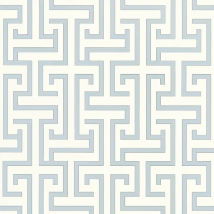 Thibaut MING TRAIL wallpaper in Light Blue