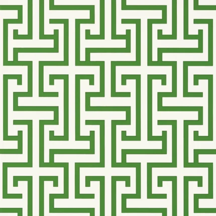 Thibaut MING TRAIL wallpaper in Green