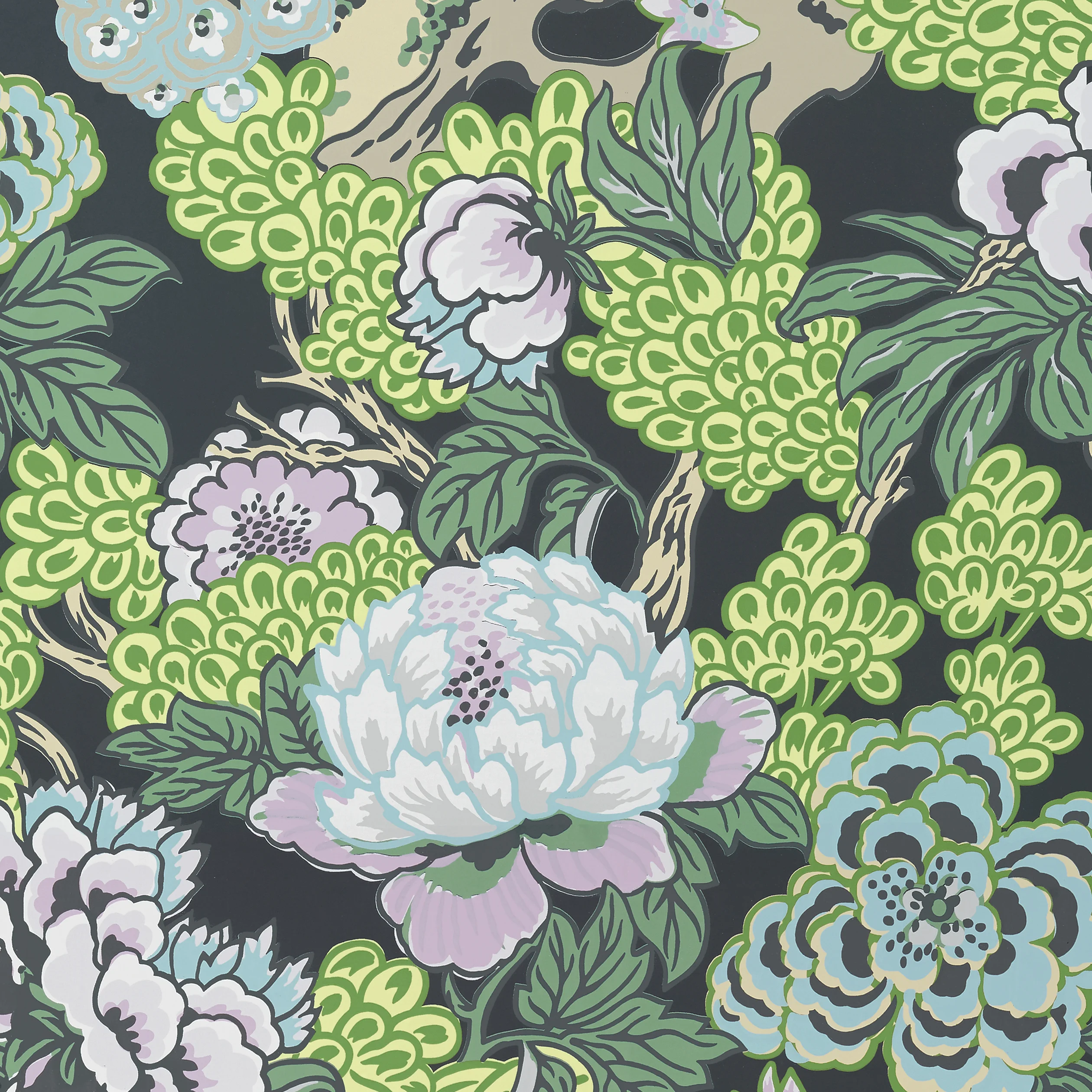 Thibaut HONSHU Wallpaper in Grey (T75484) Thibaut HONSHU wallpaper in Grey