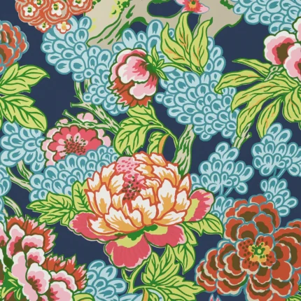 Thibaut HONSHU wallpaper in Navy
