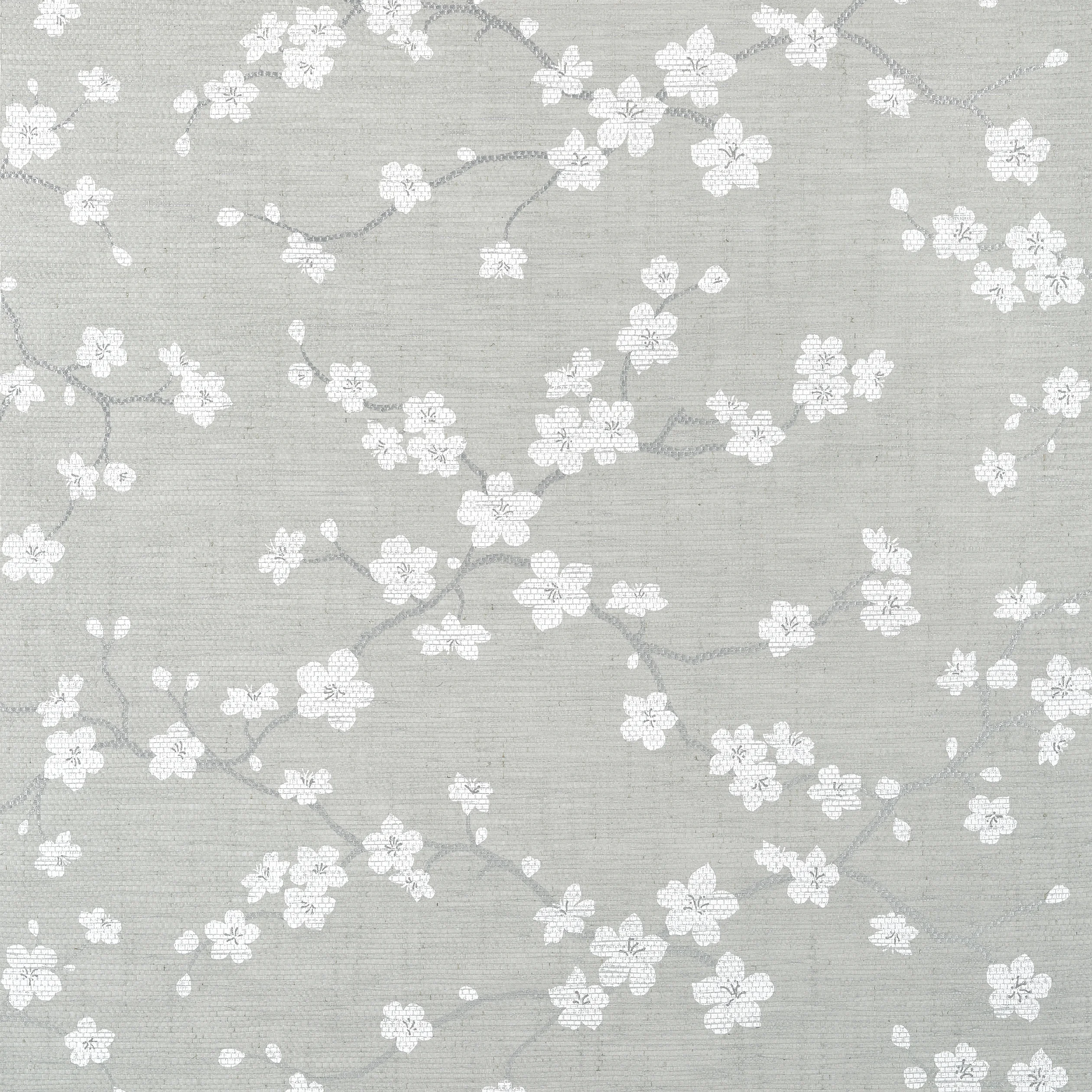 Thibaut SAKURA Wallpaper in Grey (T75515) Thibaut SAKURA wallpaper in Grey