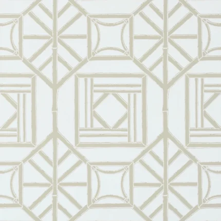 Thibaut SHOJI PANEL wallpaper in Aqua