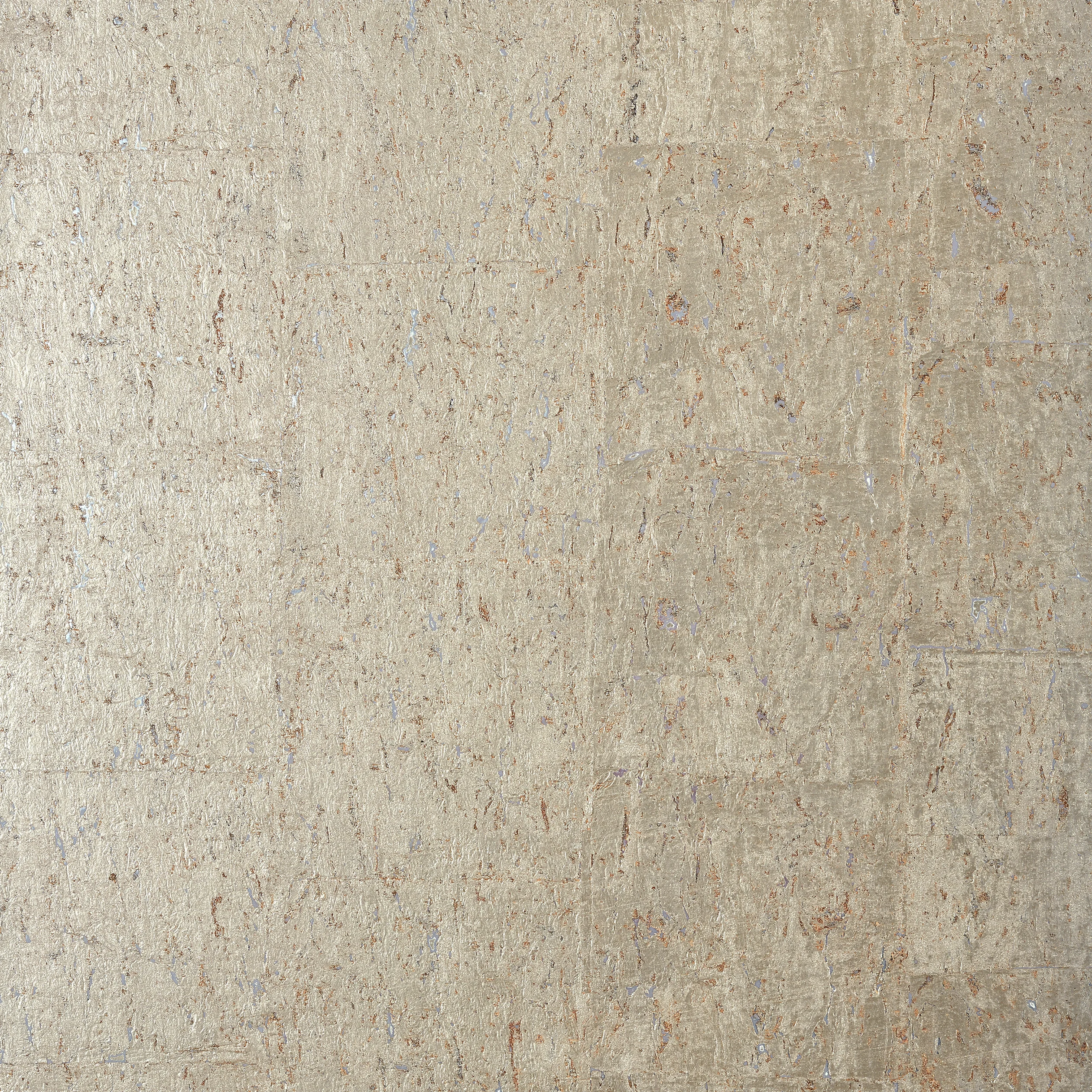 Thibaut CORK wallpaper in Metallic Pewter