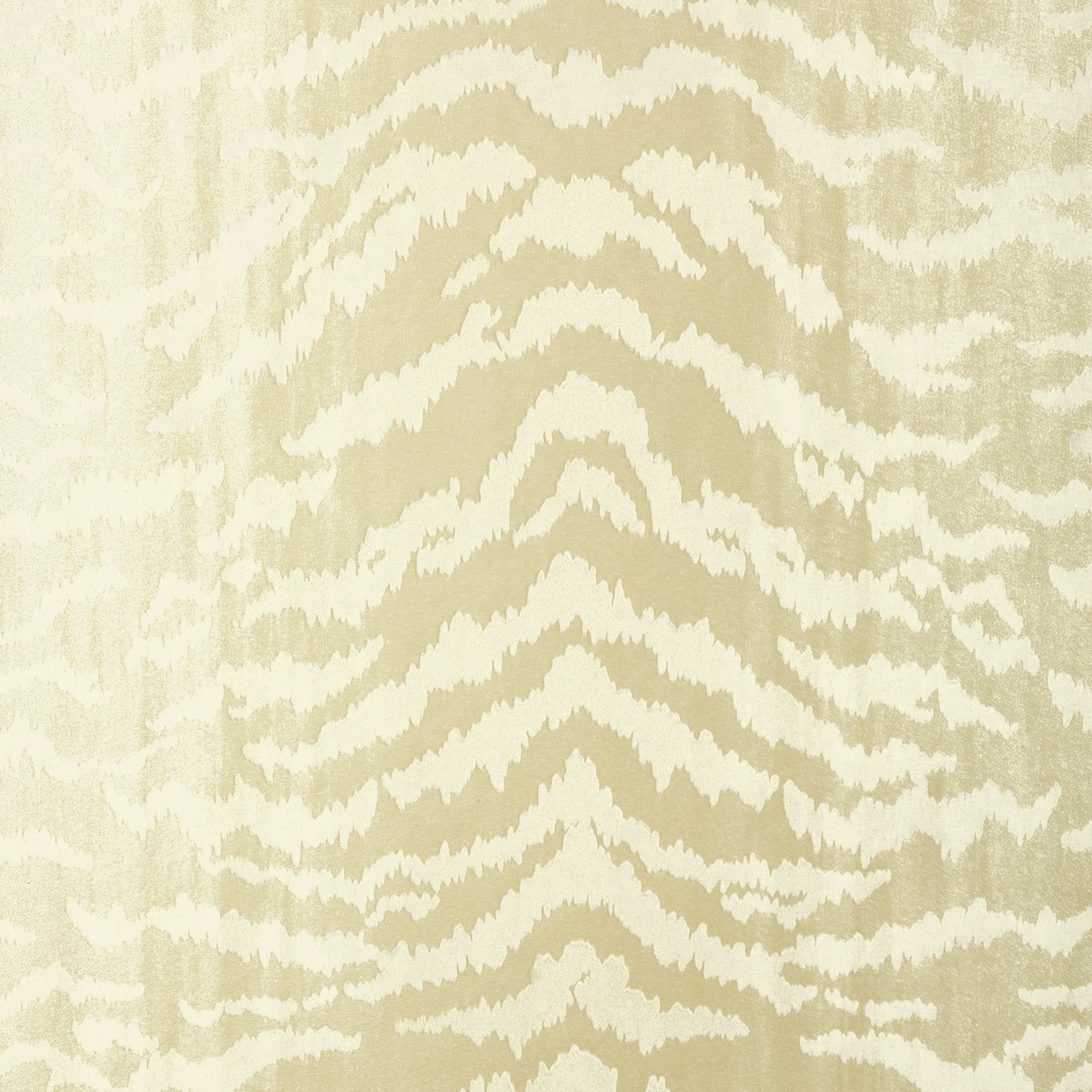 Thibaut TIGER FLOCK wallpaper in Pearl