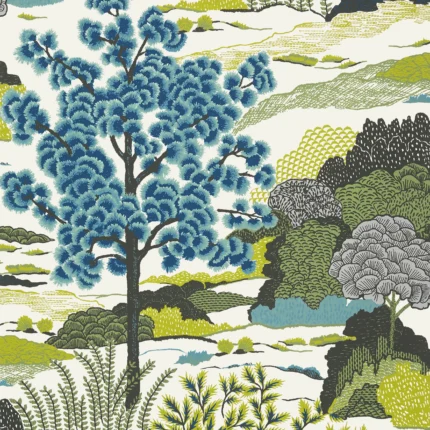 Thibaut DAINTREE Bluemoon Greenwood Wallpaper T85040