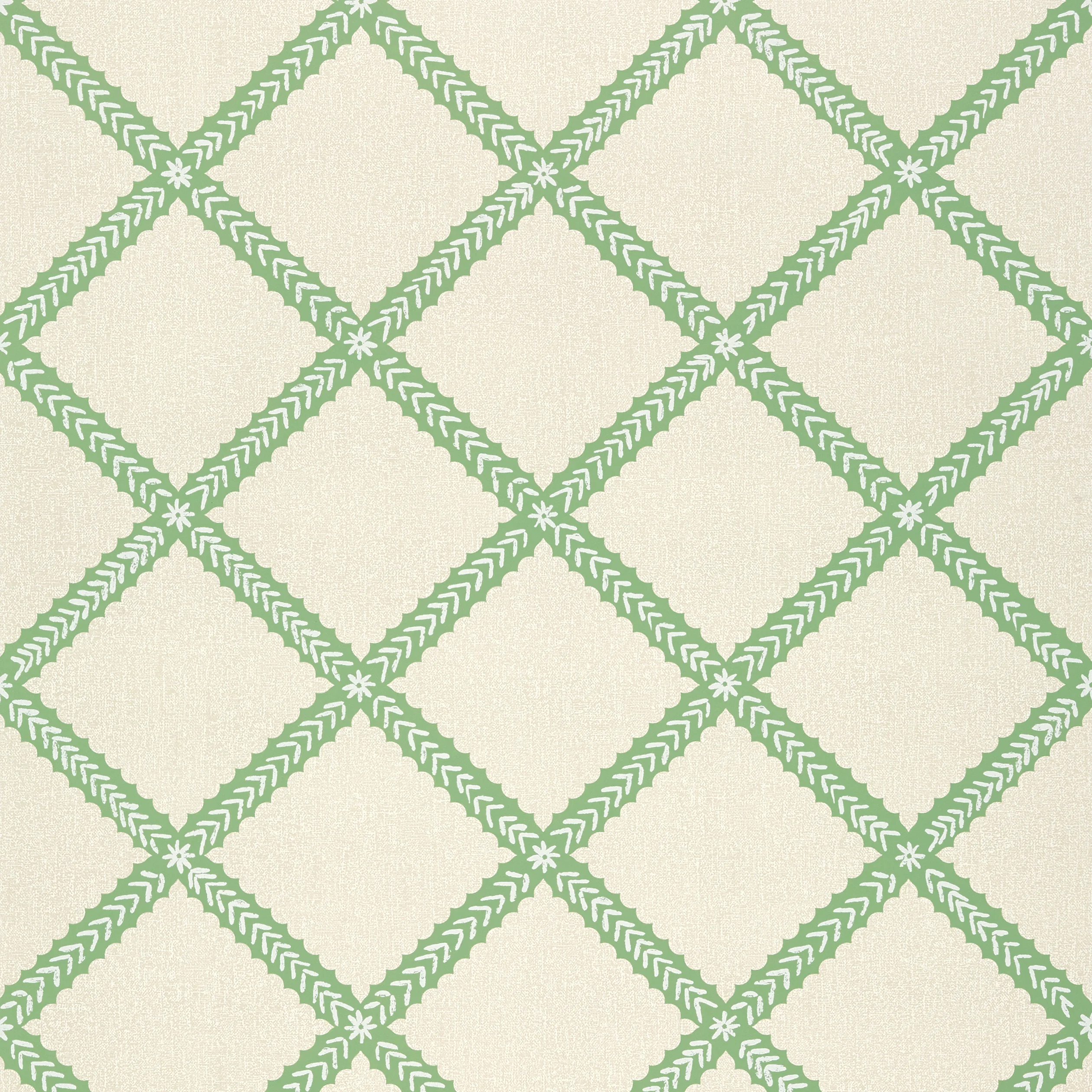 Thibaut MAJULI TRELLIS wallpaper in Green