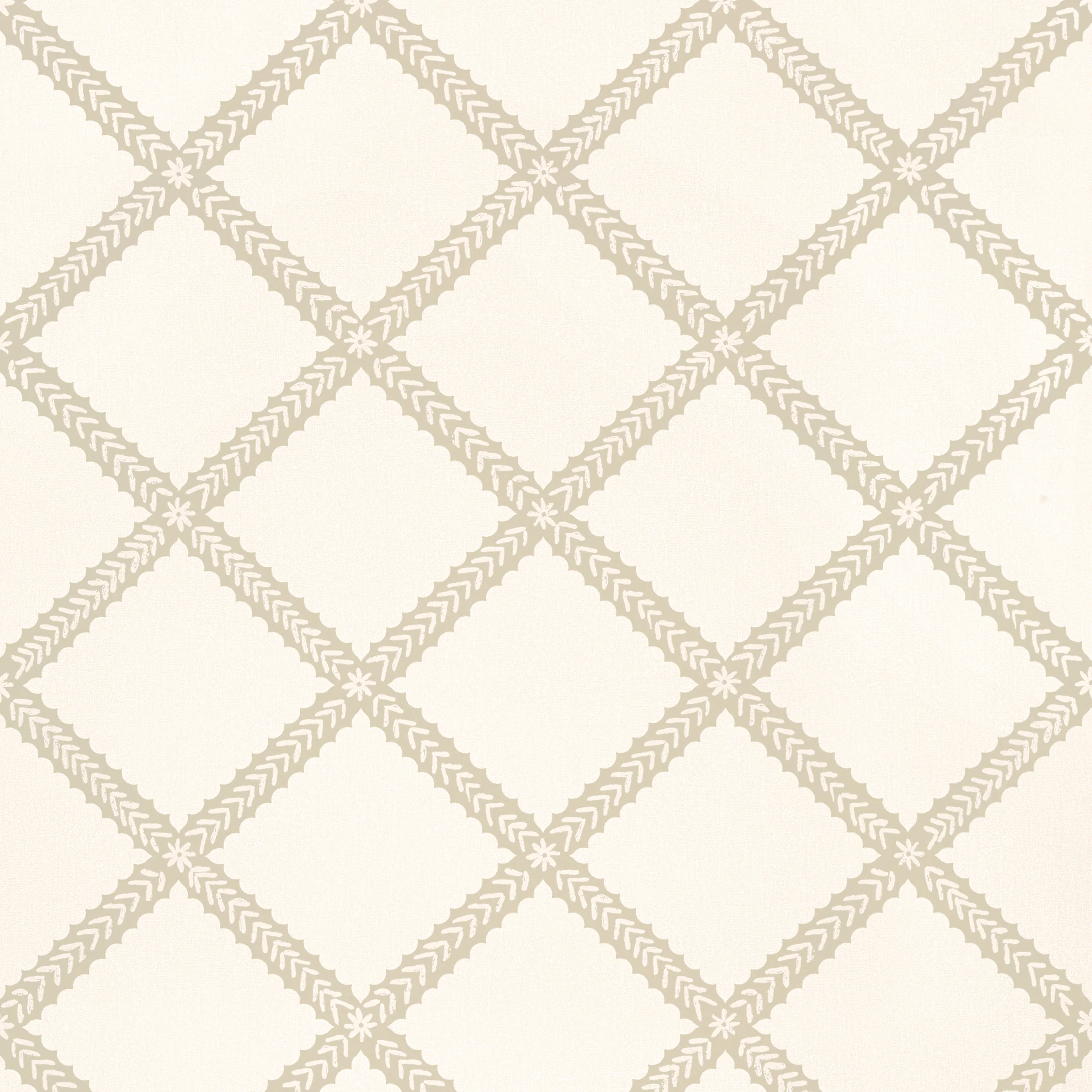 Thibaut MAJULI TRELLIS wallpaper in Beige