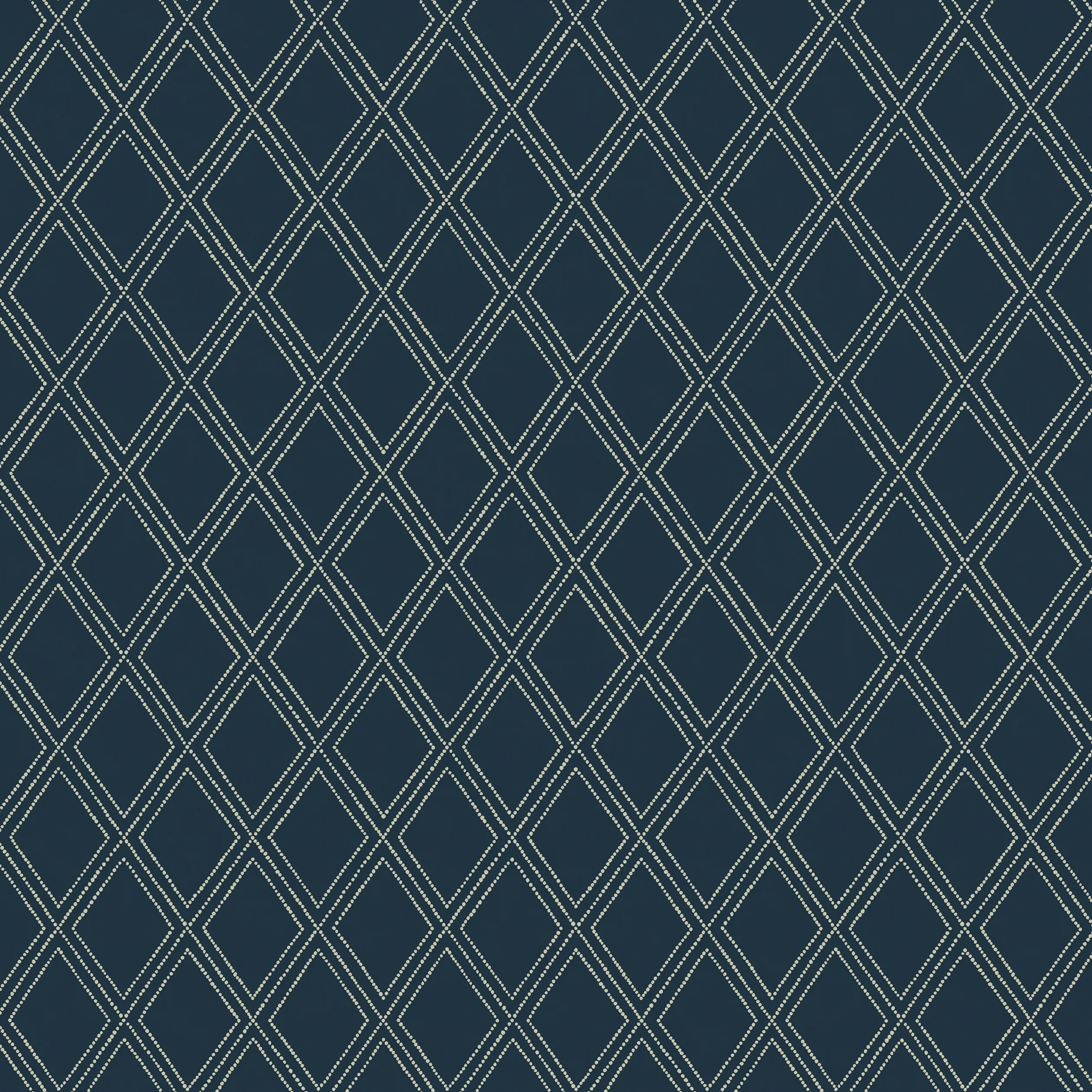 Thibaut BONAIRE wallpaper in Cream on Navy