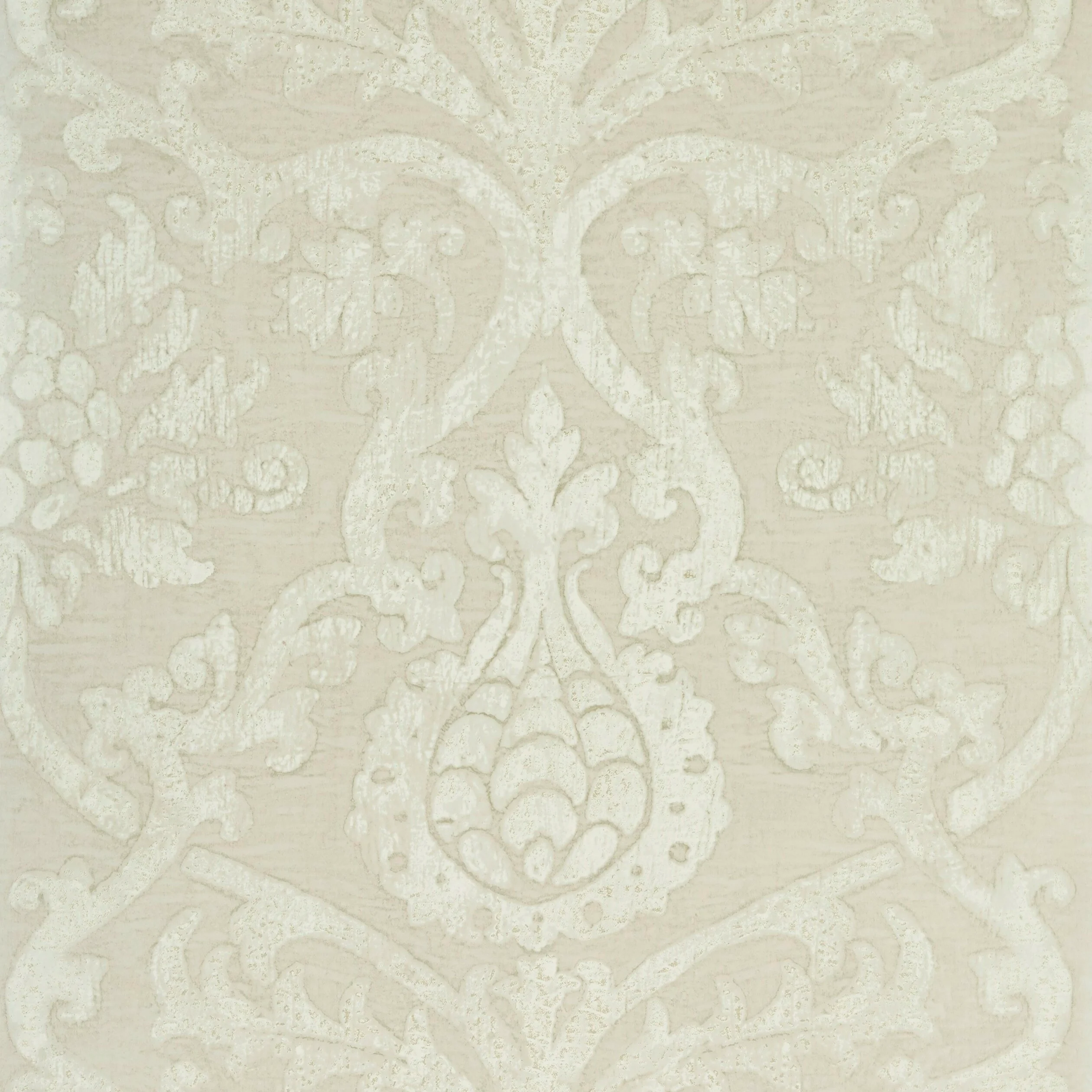 Thibaut PRAVATA DAMASK wallpaper in Pearl