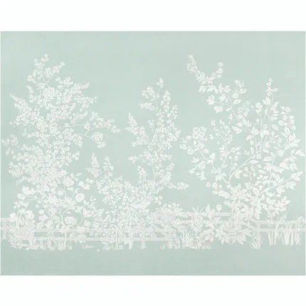 Thibaut VILLA GARDEN MURAL - SET wallpaper in Robin's Egg