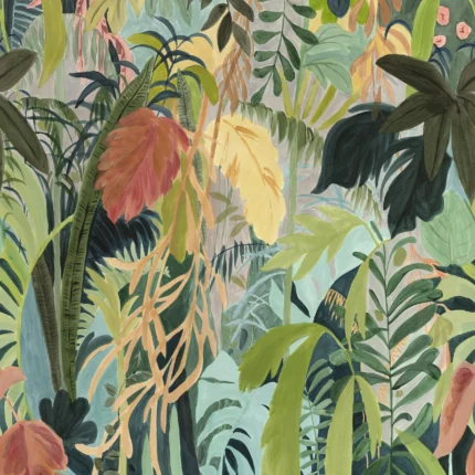 Thibaut RAINFOREST MURAL Tropical Islander Wallpaper TM15853