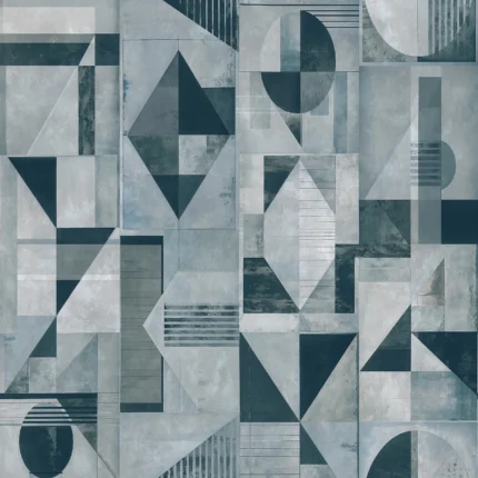 Thibaut GALAXY MURAL wallpaper in Graphite and Mineral