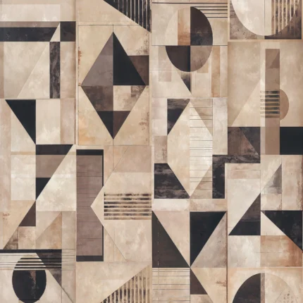 Thibaut GALAXY MURAL wallpaper in Graphite and Champagne