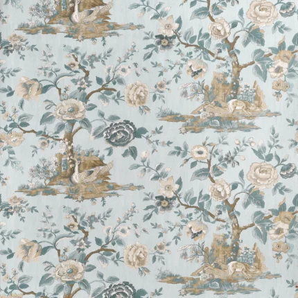 Thibaut FOREST LODGE wallpaper in Spa Blue