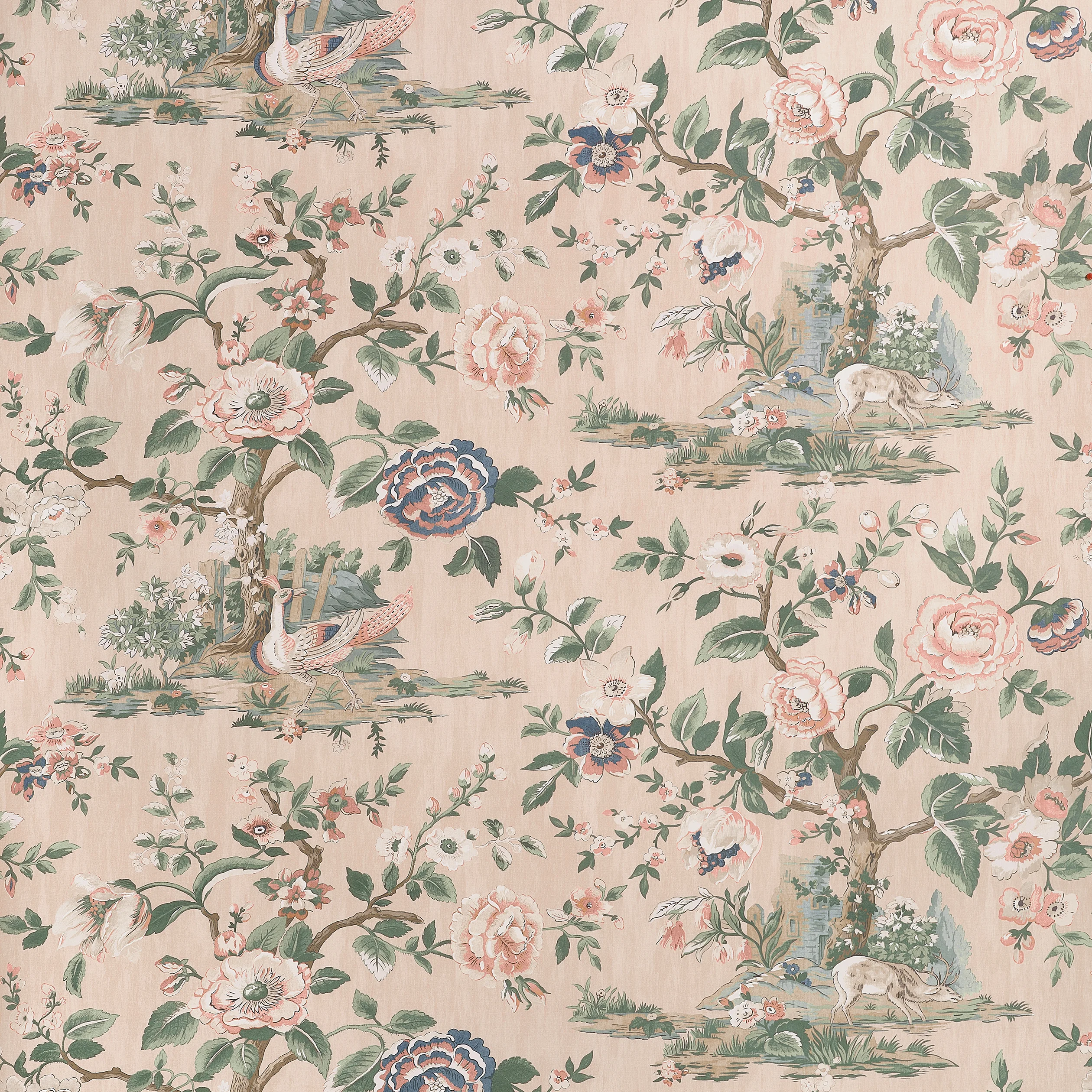 Thibaut FOREST LODGE Wallpaper in Apricot (TWW10539) Thibaut FOREST LODGE wallpaper in Apricot