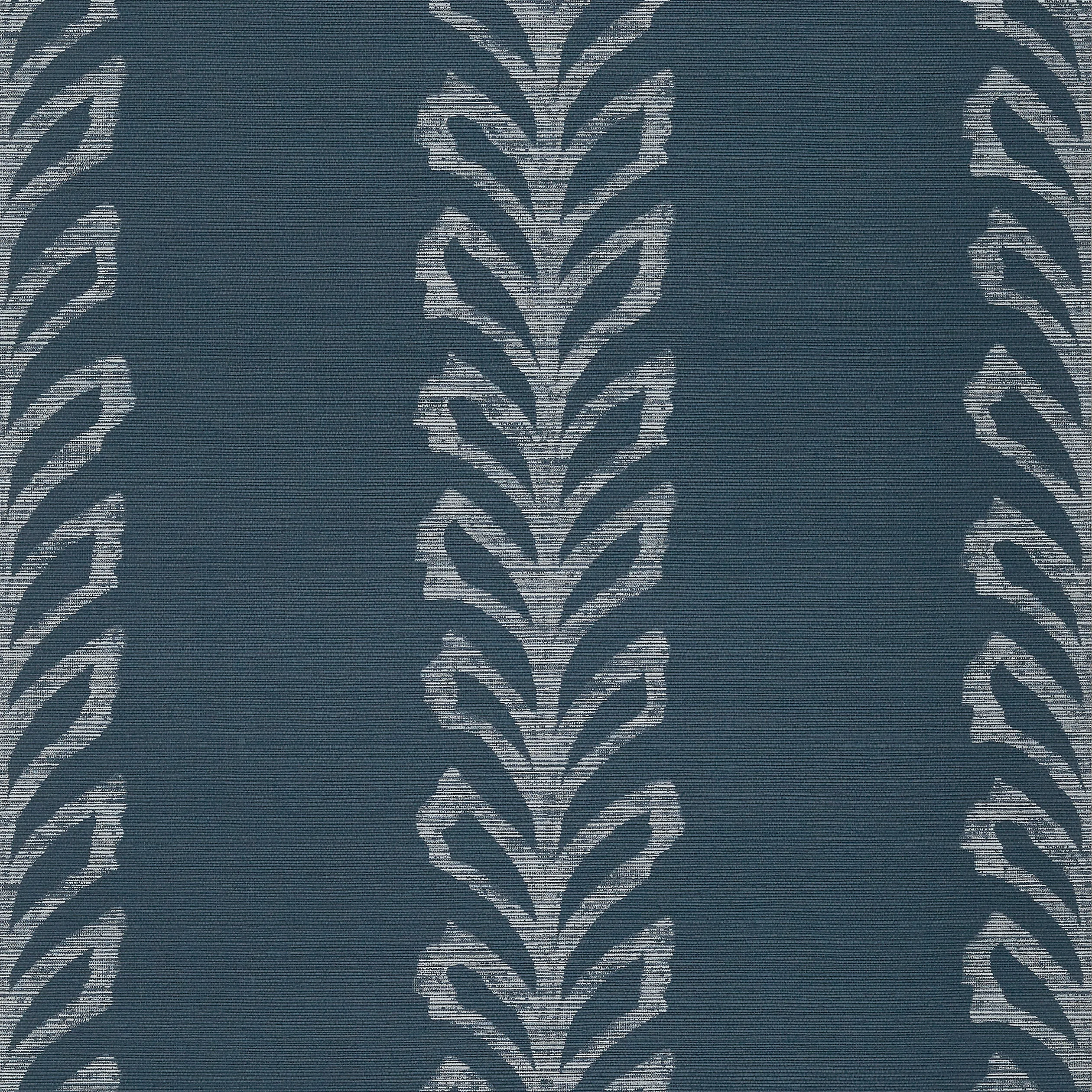Thibaut EVIA WIDE WIDTH Wallpaper in Navy (TWW10903) Thibaut EVIA WIDE WIDTH wallpaper in Navy