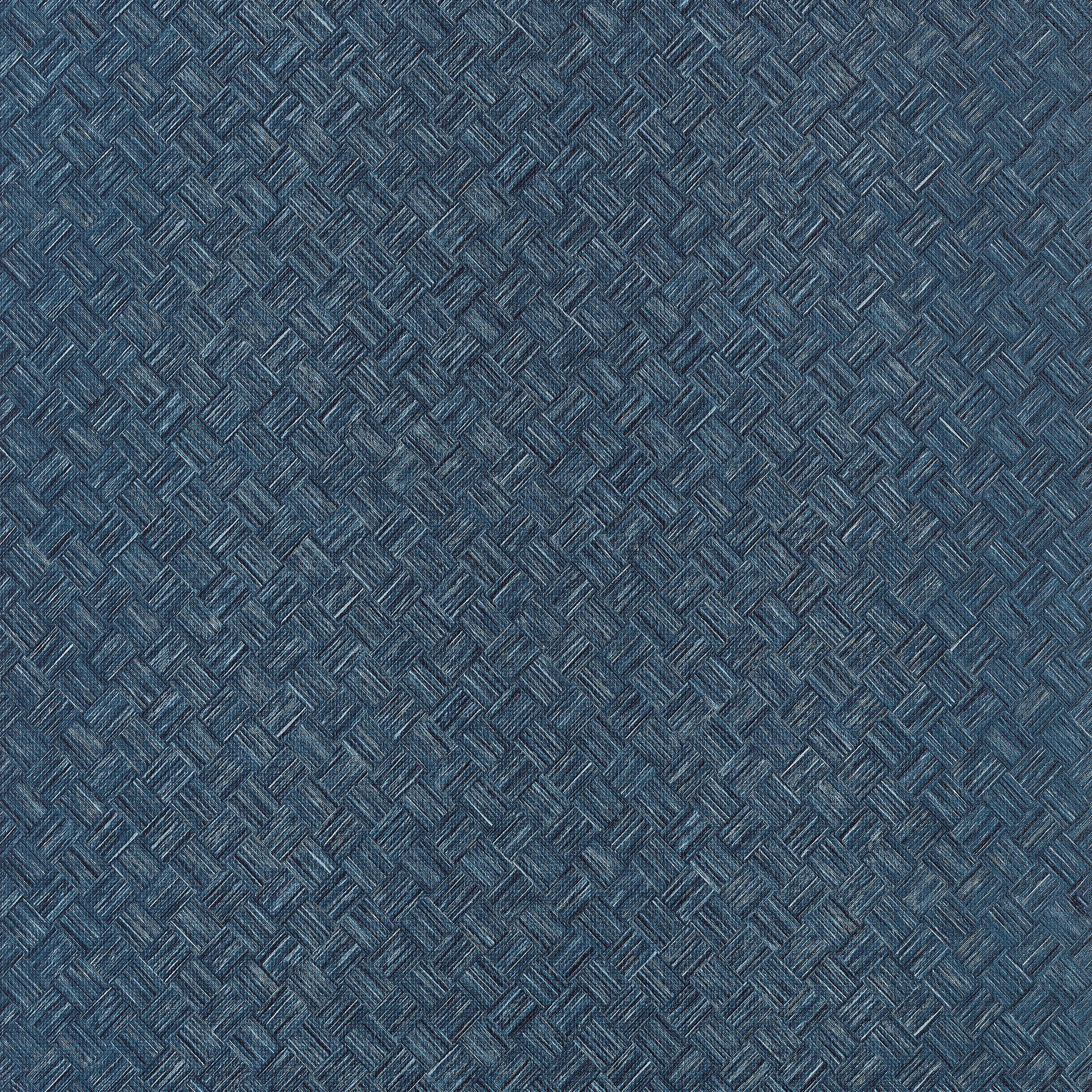 Thibaut SADDLE WEAVE WIDE WIDTH Wallpaper in Navy (TWW34064) Thibaut SADDLE WEAVE WIDE WIDTH wallpaper in Navy