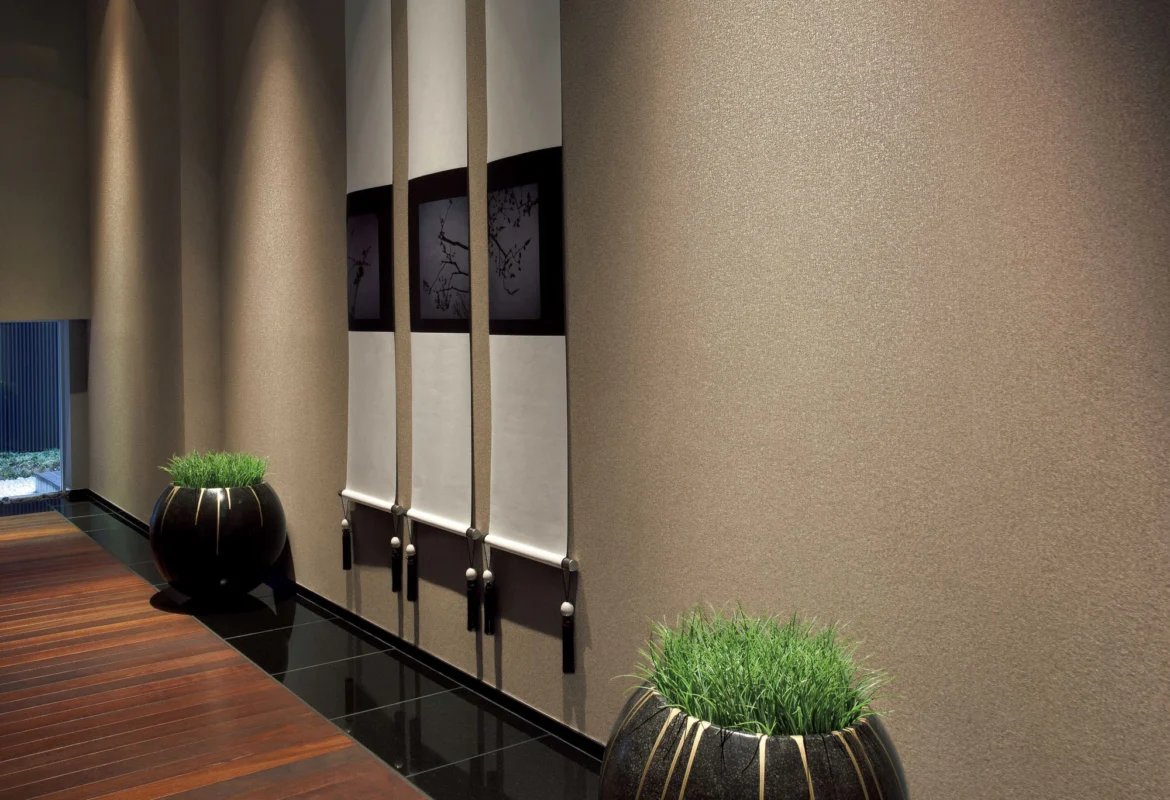 Afterglow wallcovering, shown in TAK-DA01-02