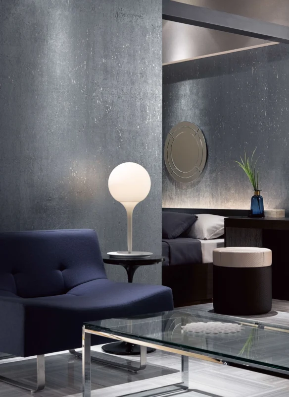 Aura Cork wallcovering, shown in TAK-CA05-01