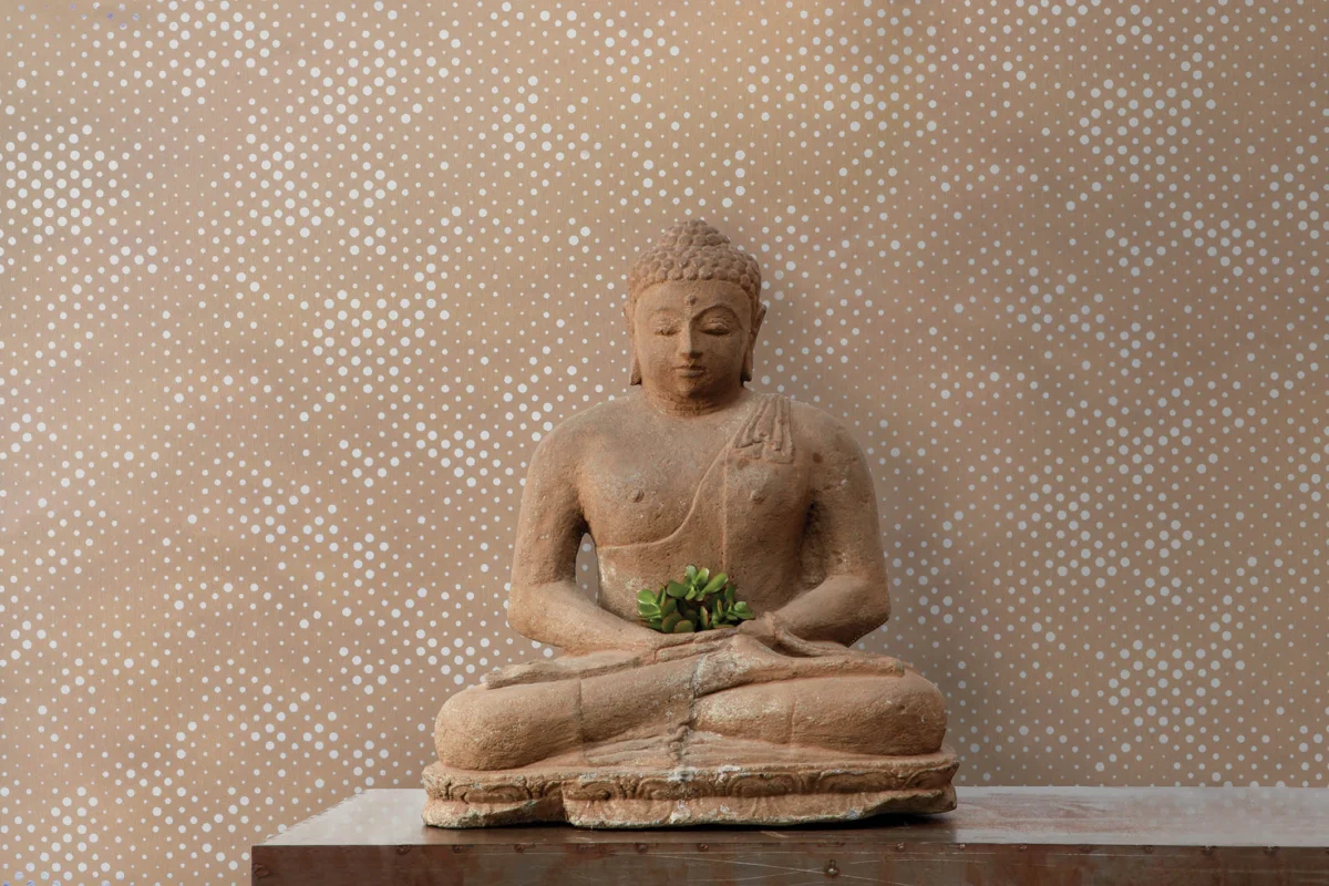 Canopy wallcovering, shown in Halo