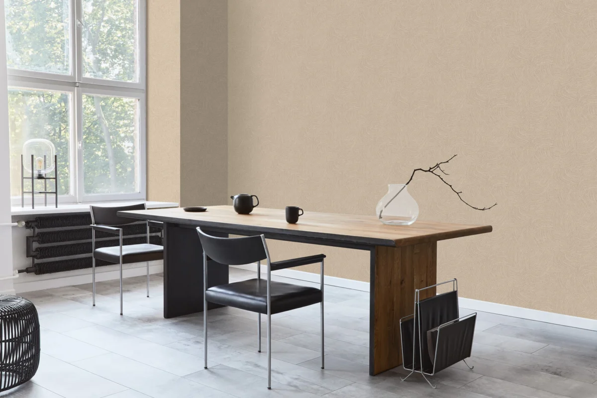 Circumstance wallcovering, shown in Sand Drift