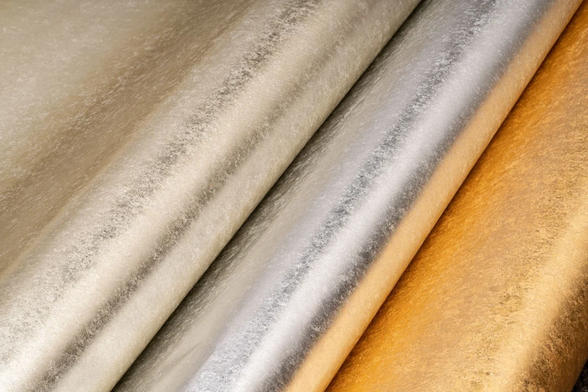 First Impression wallcovering, shown in TAK-AA02-01, TAK-AA02-02, TAK-AA02-03