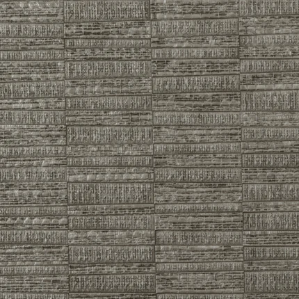 Grid Shift Iron Stratta wallcovering swatch