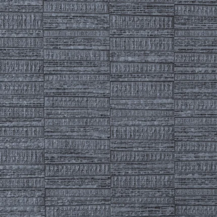 Grid Shift Midnight Mineral wallcovering swatch
