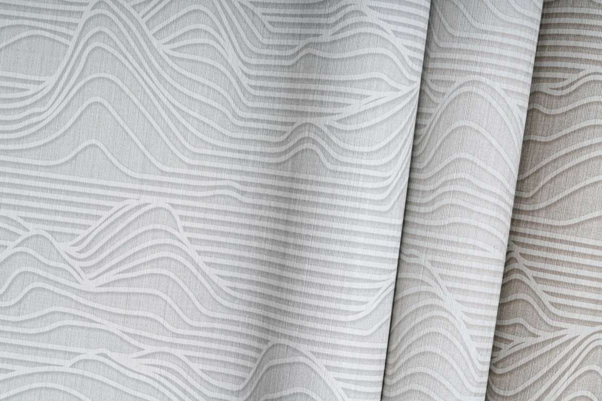 Hillside wallcovering, shown in Catskill, Chalet, Adirondack