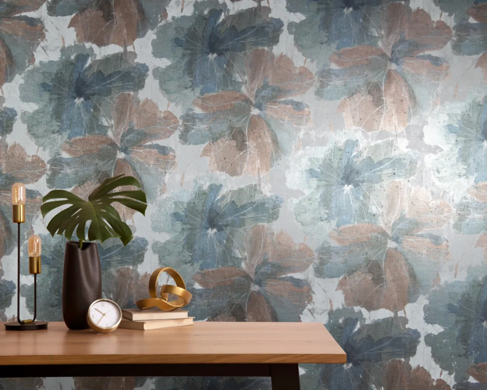 Lucent Bloom wallcovering, shown in KS-KP02-03