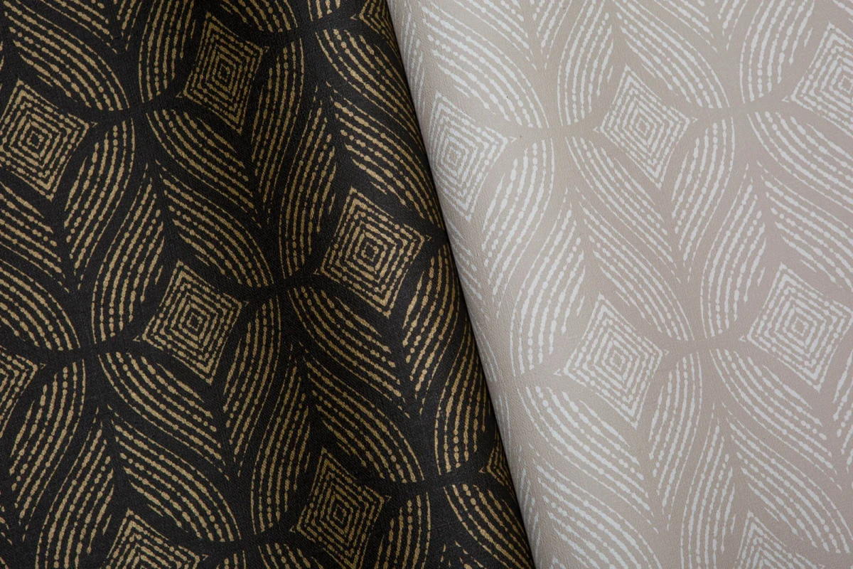 Paradox wallcovering, shown in Faith, Illuminate