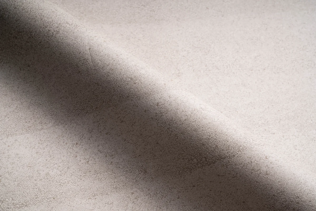 Rammed Earth wallcovering, shown in Sand