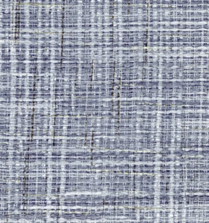 Ridgewood Raffia Silver-Threaded Navy wallcovering swatch
