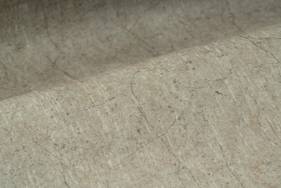 Serafiss wallcovering, shown in Shale