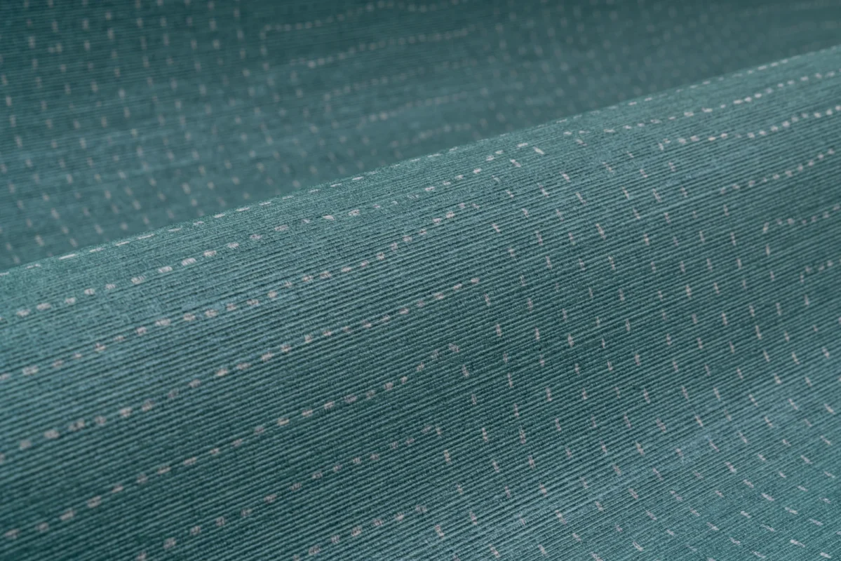 Starlit Stitch wallcovering, shown in Galway Bay