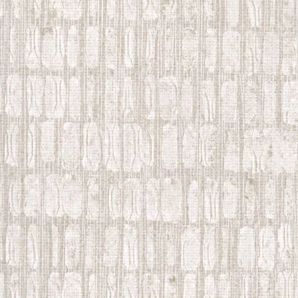 Stitched Sashiko Pampas Grass wallcovering swatch