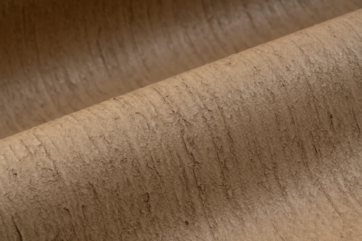 Stone Field wallcovering, shown in Clay