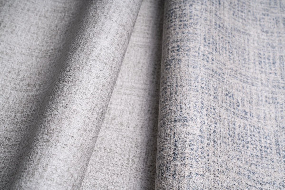 Sunset Park wallcovering, shown in Greige, Slate