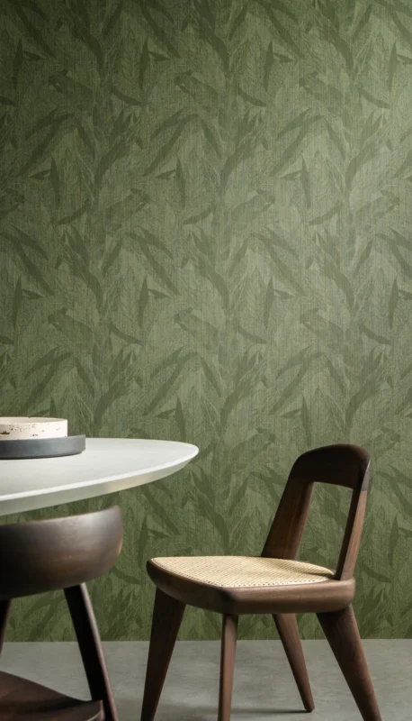 Tropic Traces wallcovering, shown in 67534
