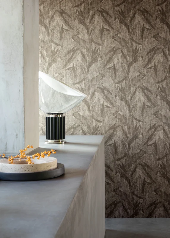 Tropic Traces wallcovering, shown in 67532